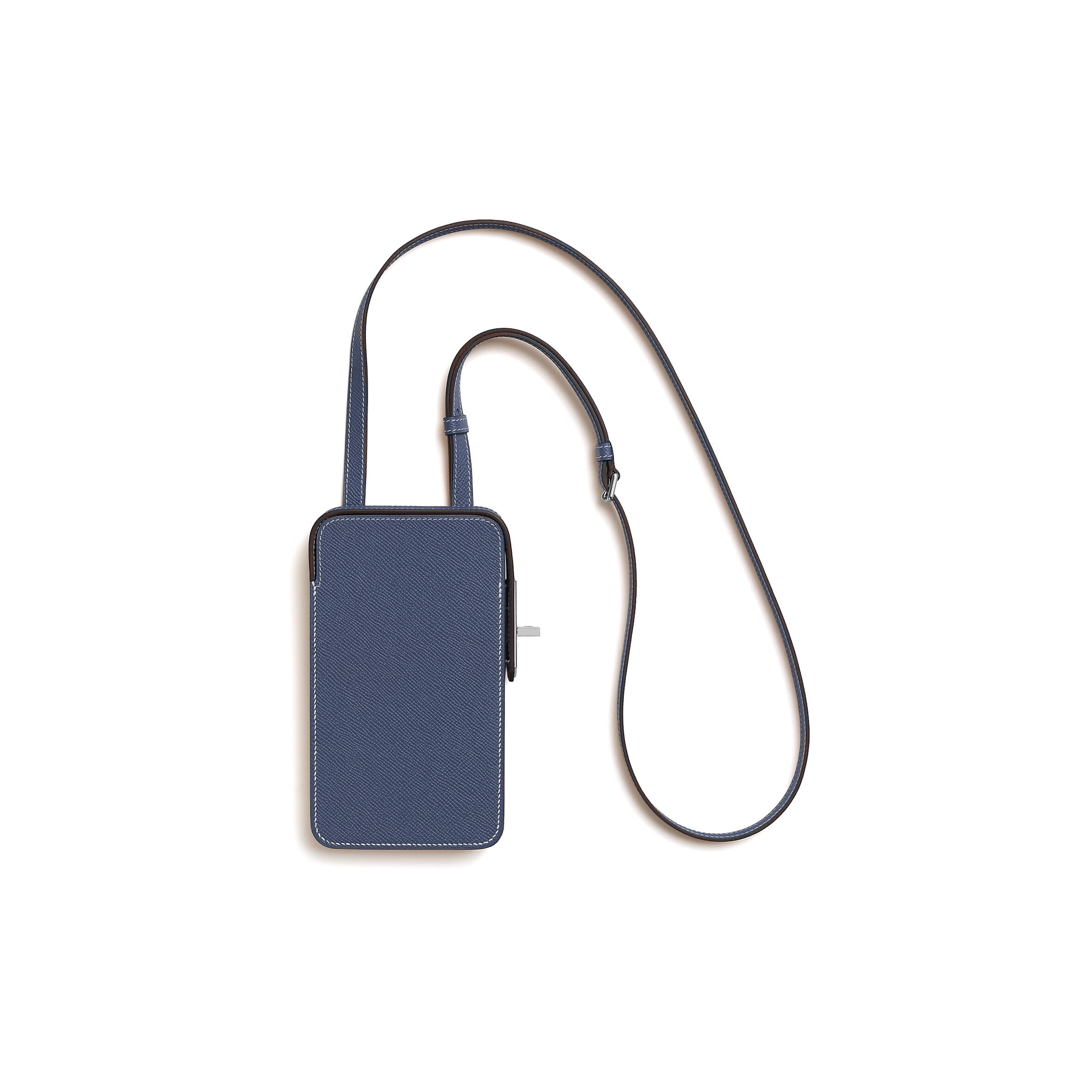 HERMÈS MASTER HAC A BOX PHONE CASE PALLADIUM HARDWARE H08416 (17.5*10.3*2.4cm)